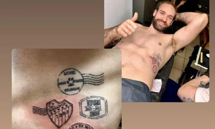 Alex Gavrilovic’ten Bursaspor dövmesi