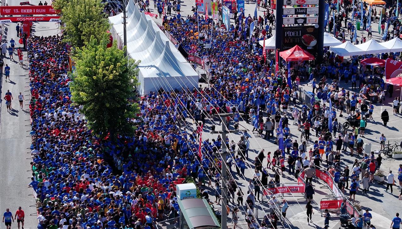 Eker I Run’da 5 bine yakın kişi koştu